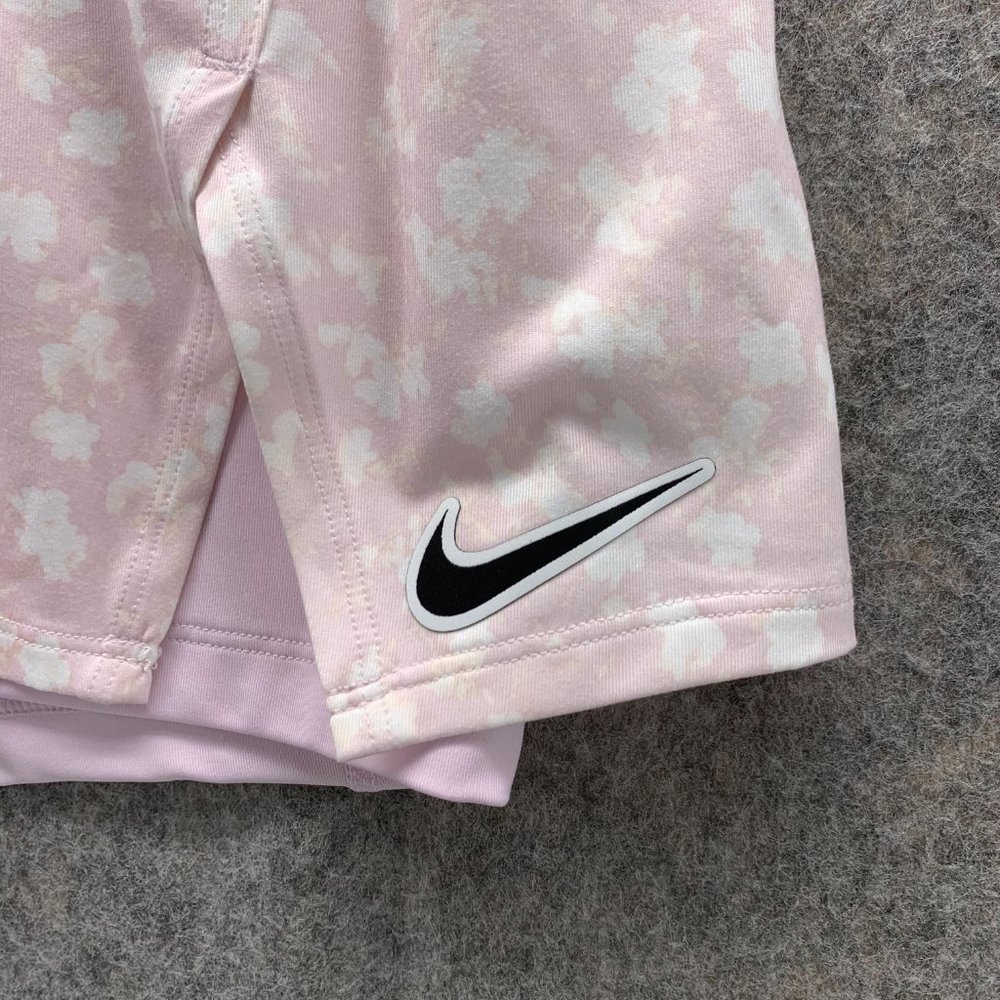 Nike Skirt Women Medium Pink Training Athletic Gym Slim Fit Outdoors Skort - Picture 2 of 11